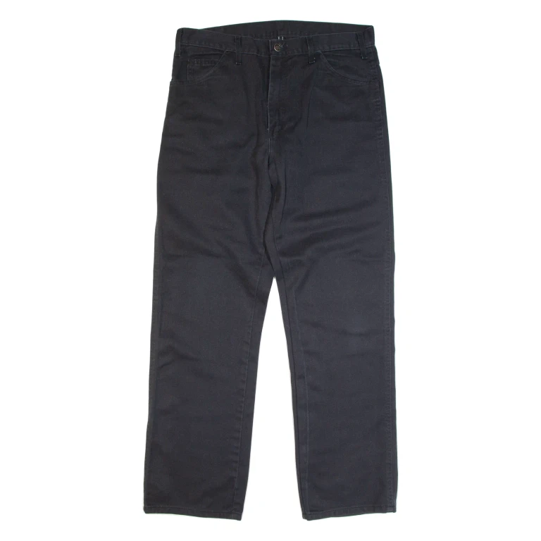 DICKIES Workwear Mens Trousers Blue Regular Straight W36 L32 (ZZ3-071124-6242)