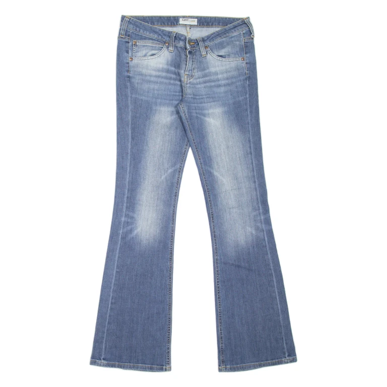 LEE Gale Womens Jeans Blue Regular Bootcut Stone Wash W30 L33