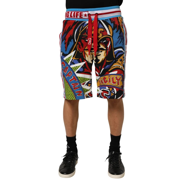Multicolor Captain Sicily Men Bermuda Shorts Co+pl - Men