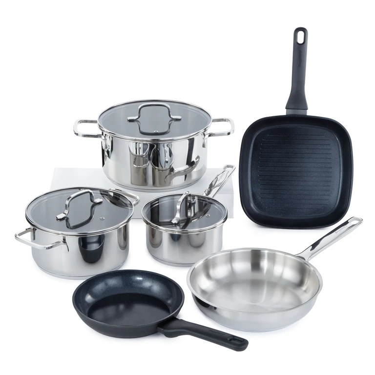 DiNA Helix Recycled 9pc Cookware Set