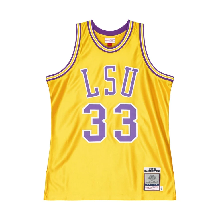 Ncaa Home Jersey Lsu Tigers 1990 Shaquille O'Neal Jerseys
