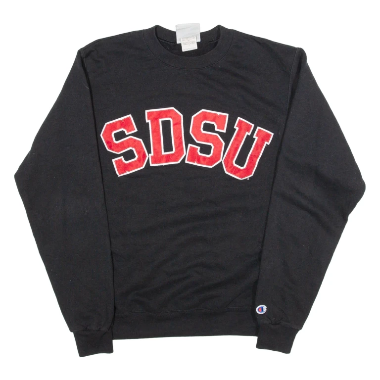 CHAMPION SDSU Womens Sweatshirt Black S