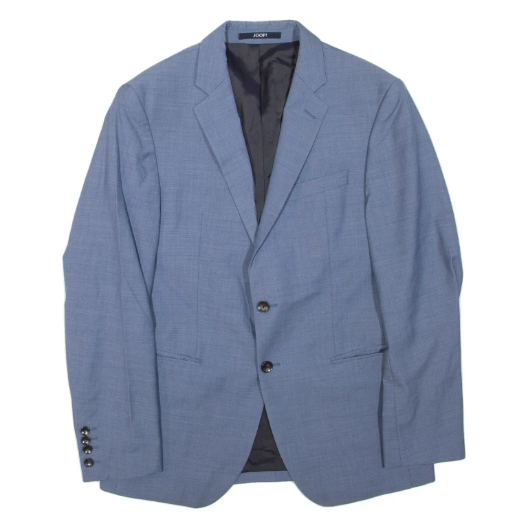 JOOP Slim Fit Mens Blazer Jacket Blue Wool XL