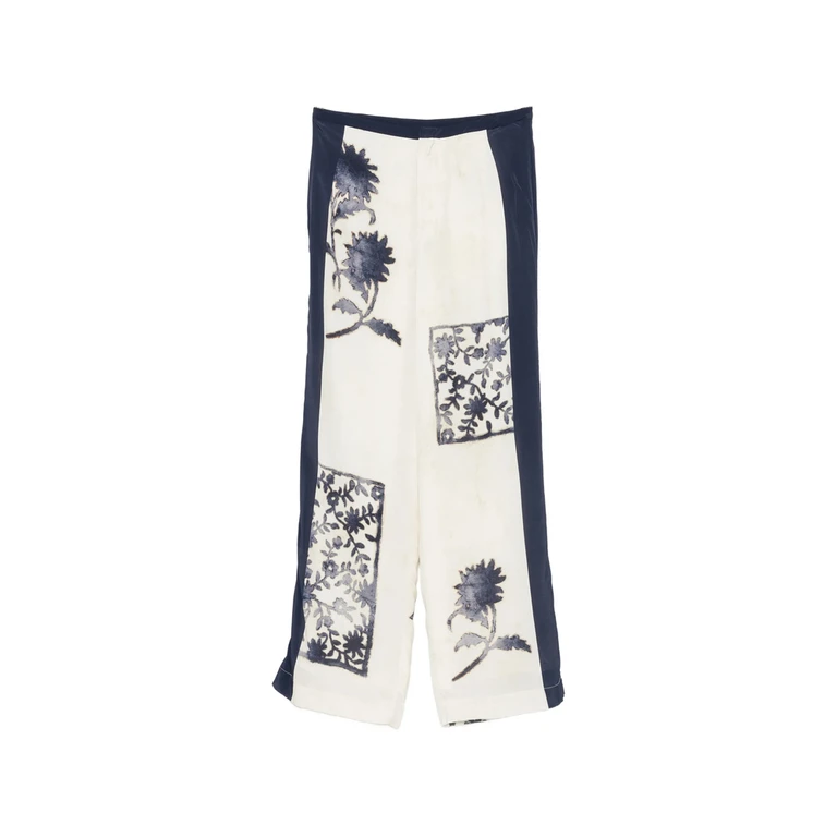 Floral-print Trousers