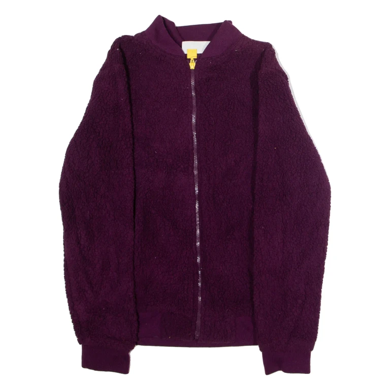 FILA Mens Fleece Jacket Purple XS