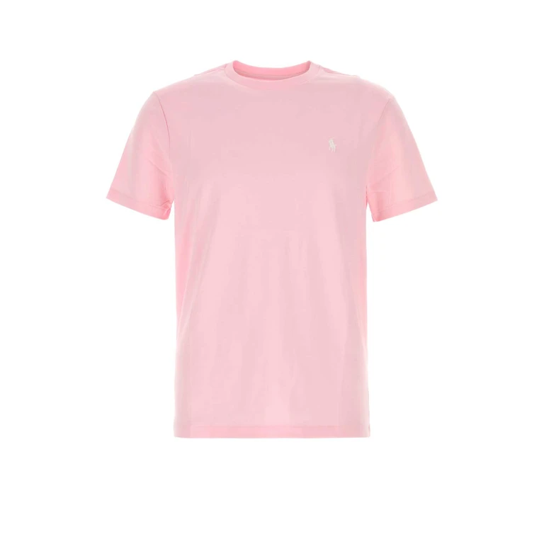 Polo Ralph Lauren Pink Cotton T-Shirt Bathpinkc1730 Exterior - Men