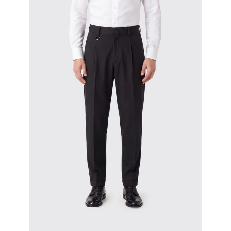 Slim Fit Cotton Chino Trousers with Slant Pockets (B1250199B125)
