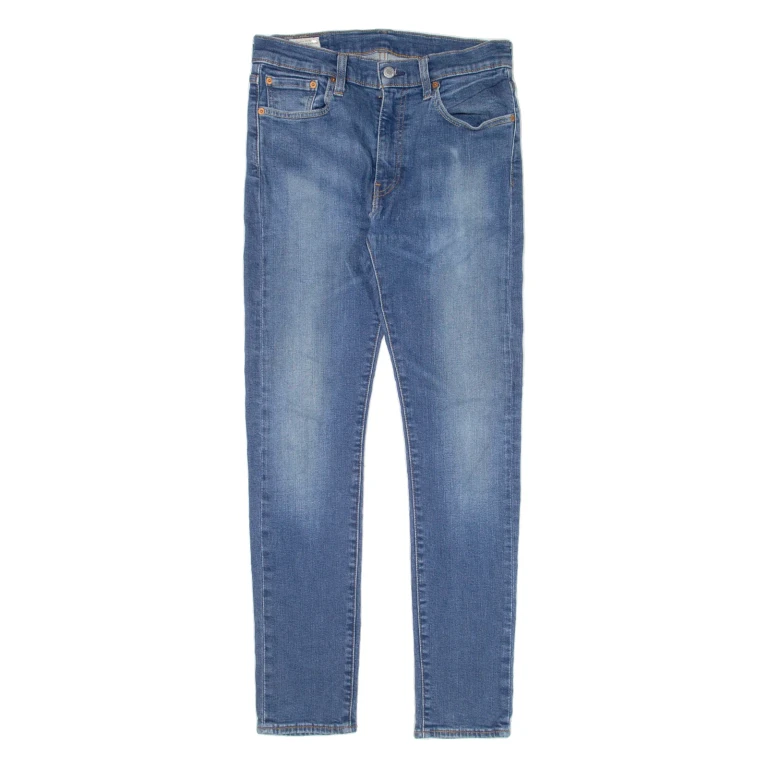 LEVI'S 519 BIG E Jeans Mens Blue Slim Skinny W29 L28