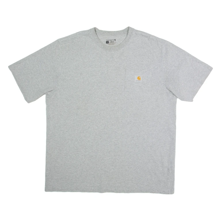 CARHARTT Loose Fit Mens T-Shirt Grey L