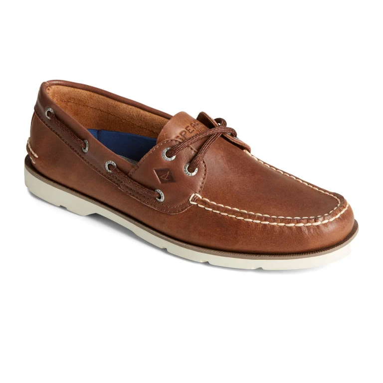 Men's Leeward 2-Eye Leather Cas Sneakers