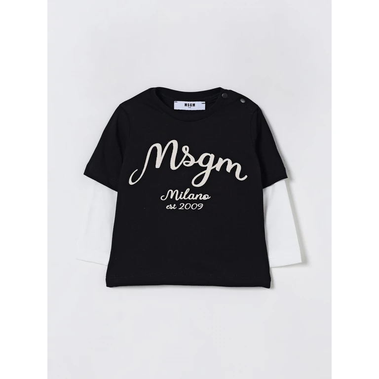 MSGM KIDS T-Shirt Kids color Black (F5MSNBTH297110)