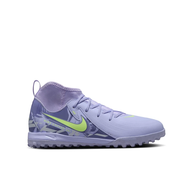 [hf1581-500] Grade School Nike Phantom Luna 2 Academy Tf 'purple Agate Barely Volt'