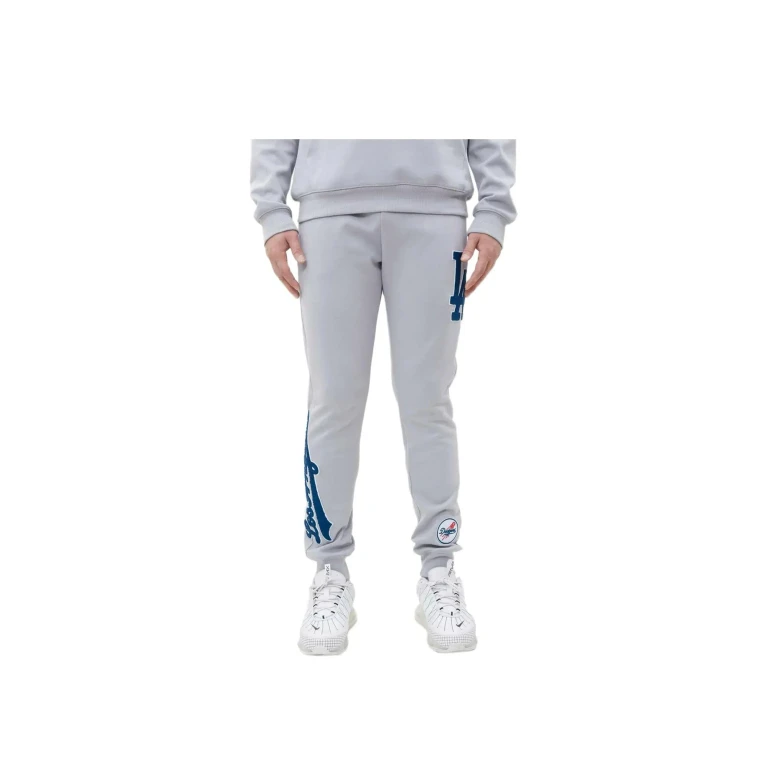 Los Angeles Dodgers Logo Men Joggers Grey