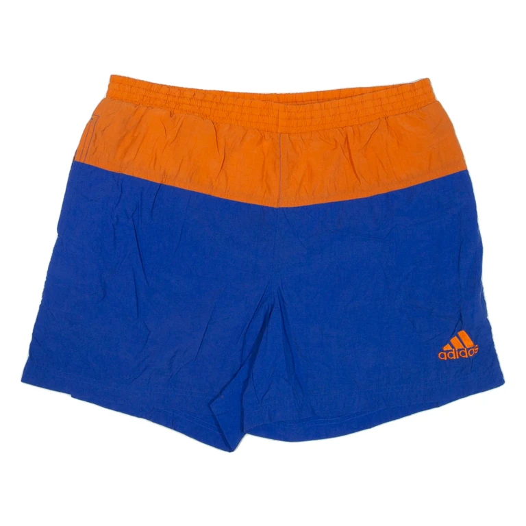 ADIDAS Mesh Lining Mens Swimming Shorts Blue Relaxed M W34