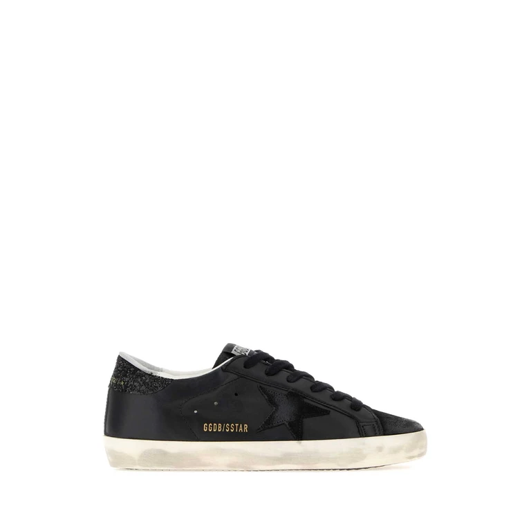 Golden Goose Deluxe Brand Black Leather Superstar Sneakers - Women