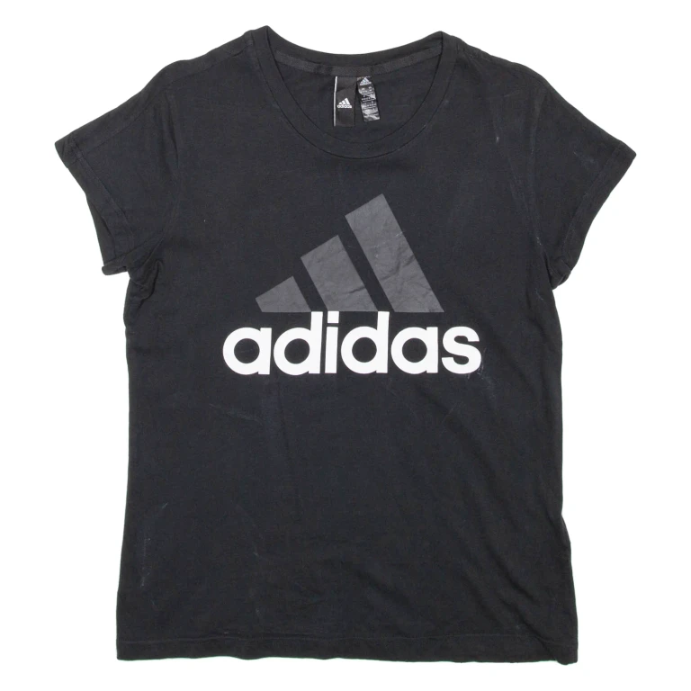ADIDAS Womens T-Shirt Black M (JJ1-151024-5343)