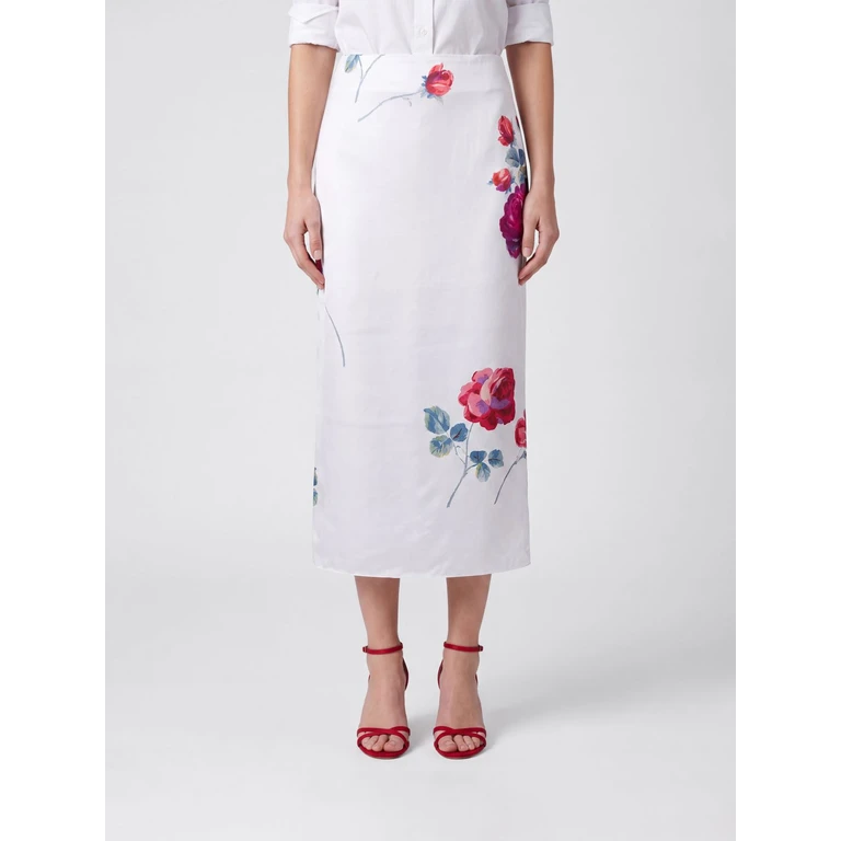 N° 21 Skirt Woman color White (C0335286S1M1)