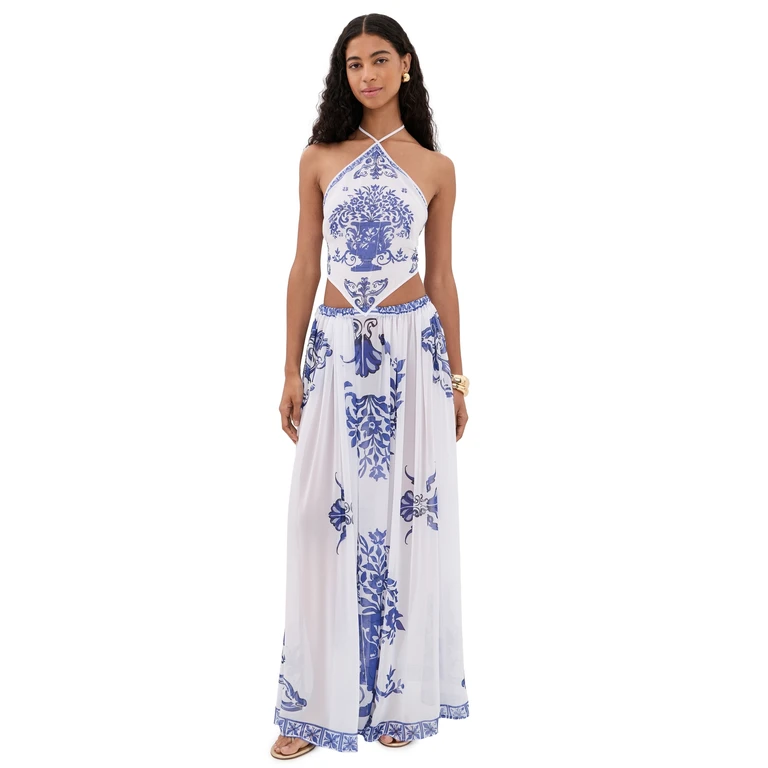 Bananhot Riley Maxi Dress Blue Matera S