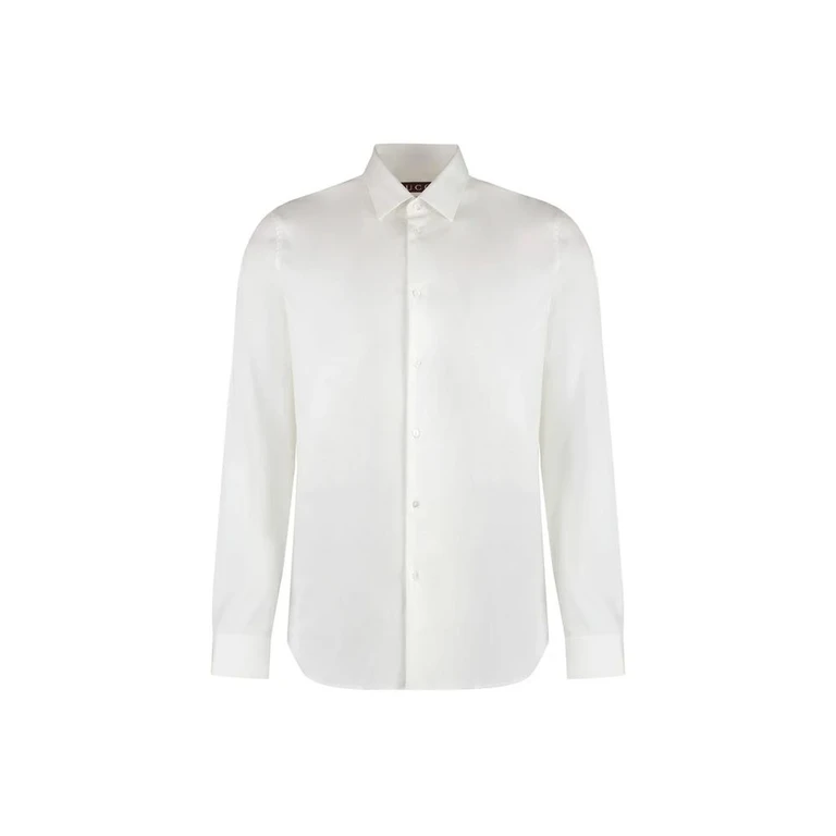 Gucci White Cotton Dress Shirt - Men