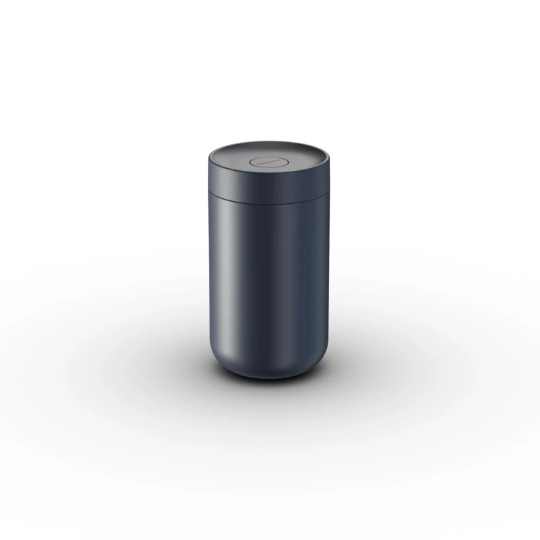 Nommie Stainless Steel 25oz Food Container, Navy