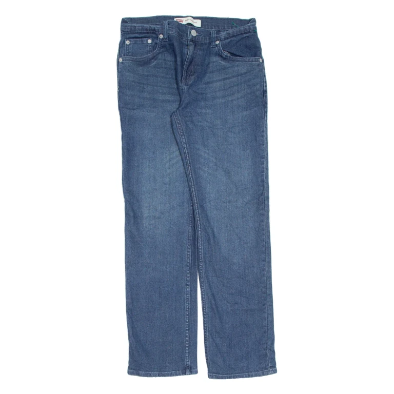 LEVI'S 514 Womens Jeans Blue Slim Straight Stone Wash W28 L28