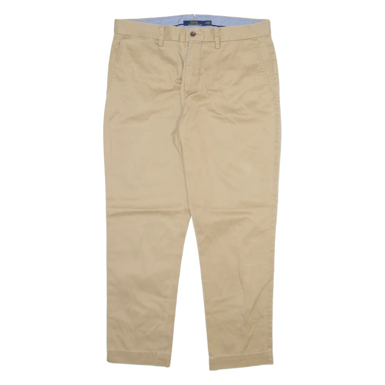 POLO RALPH LAUREN Womens Trousers Beige Regular Tapered W32 L27
