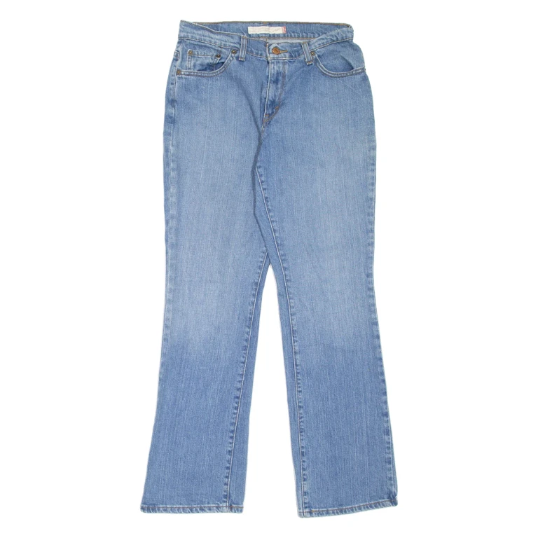 LEVI'S 550 Womens Jeans Blue Relaxed Bootcut Stone Wash W28 L31