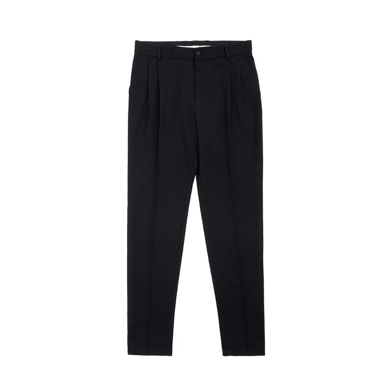 Dolce & Gabbana Black Polyester Dress Pants - Men