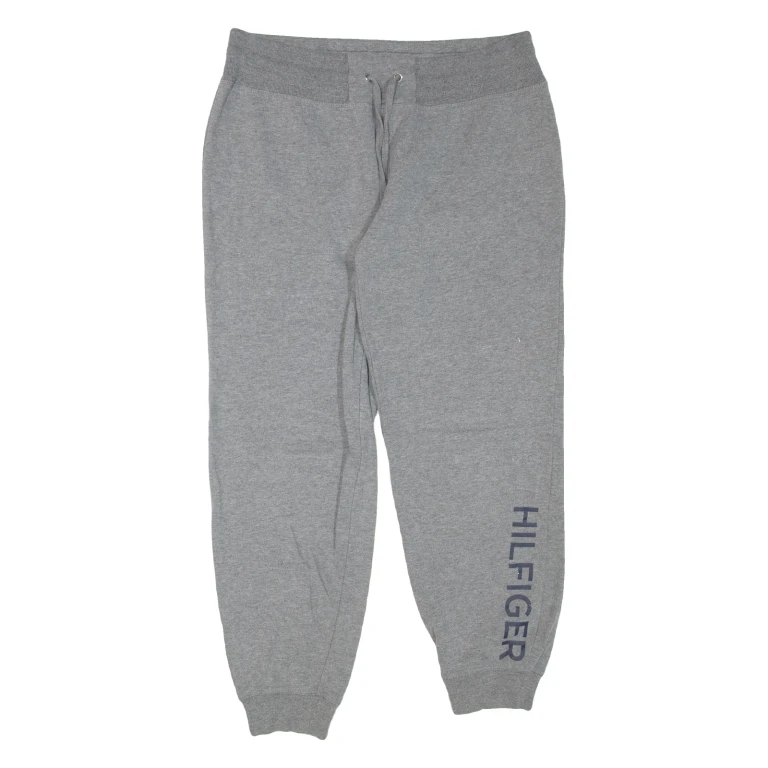 TOMMY HILFIGER Womens Joggers Grey Tapered M W32 L28