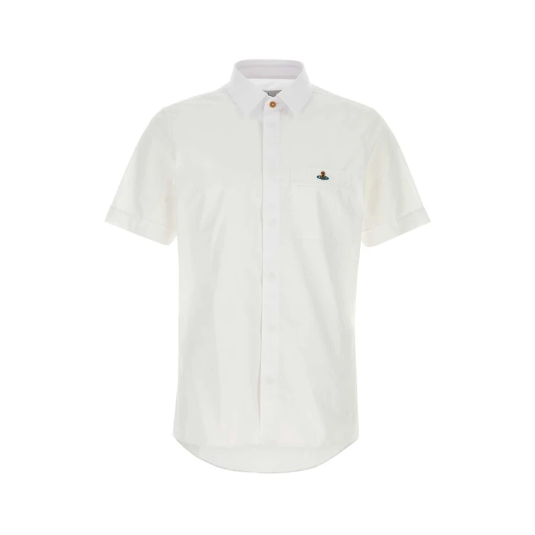 Vivienne Westwood White Poplin Shirt Exterior: Cotton Camicie - Men