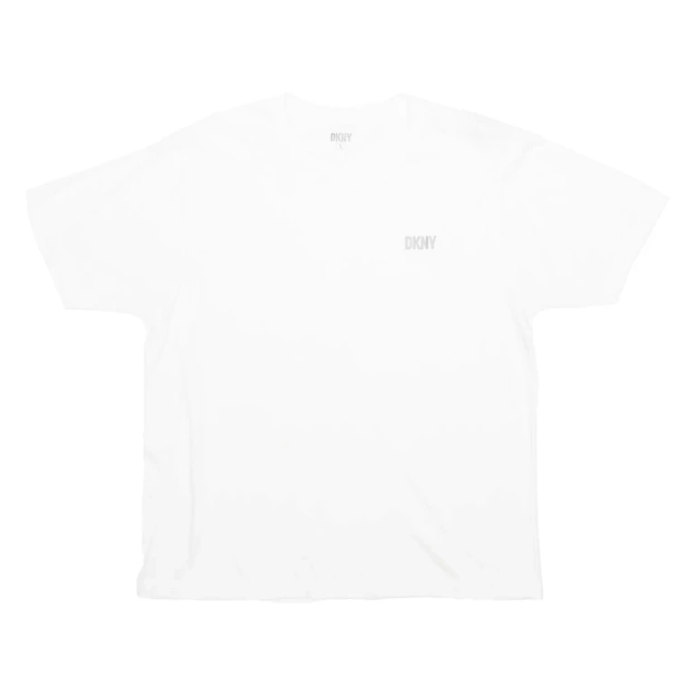DKNY Mens T-Shirt White L