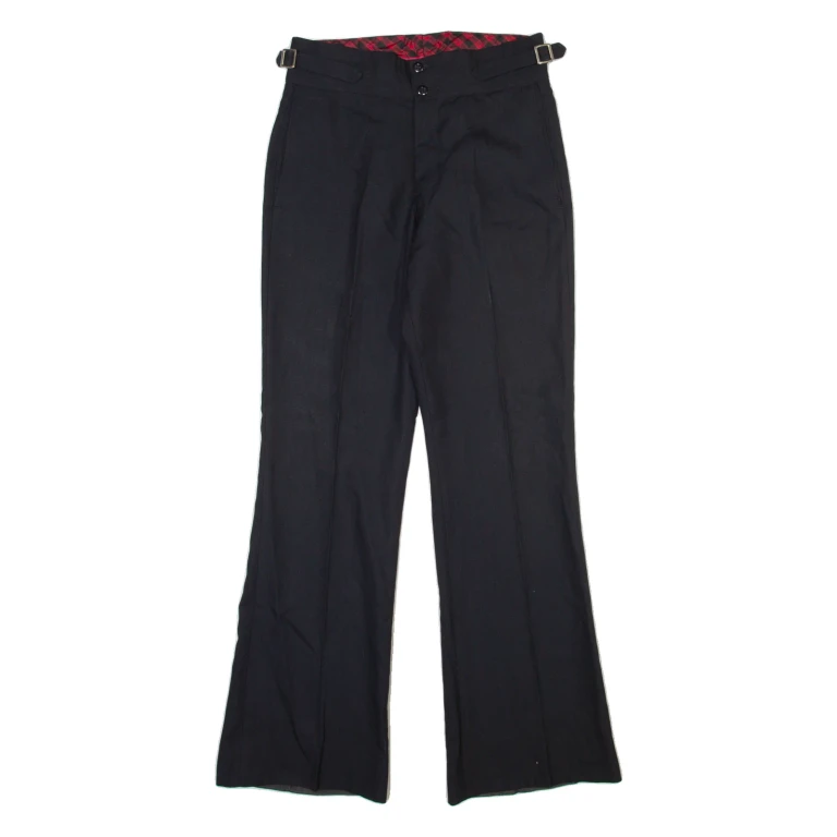 TREVIRA Womens Trousers Black Regular Bootcut W28 L30