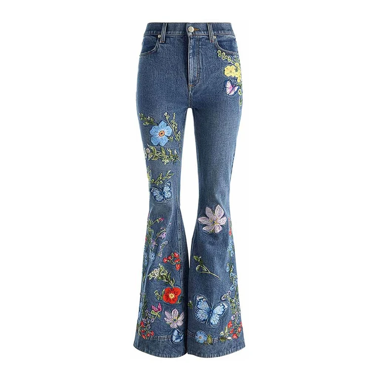 Alice+Olivia Jean Droit - Bleu (CD603D76129F437)