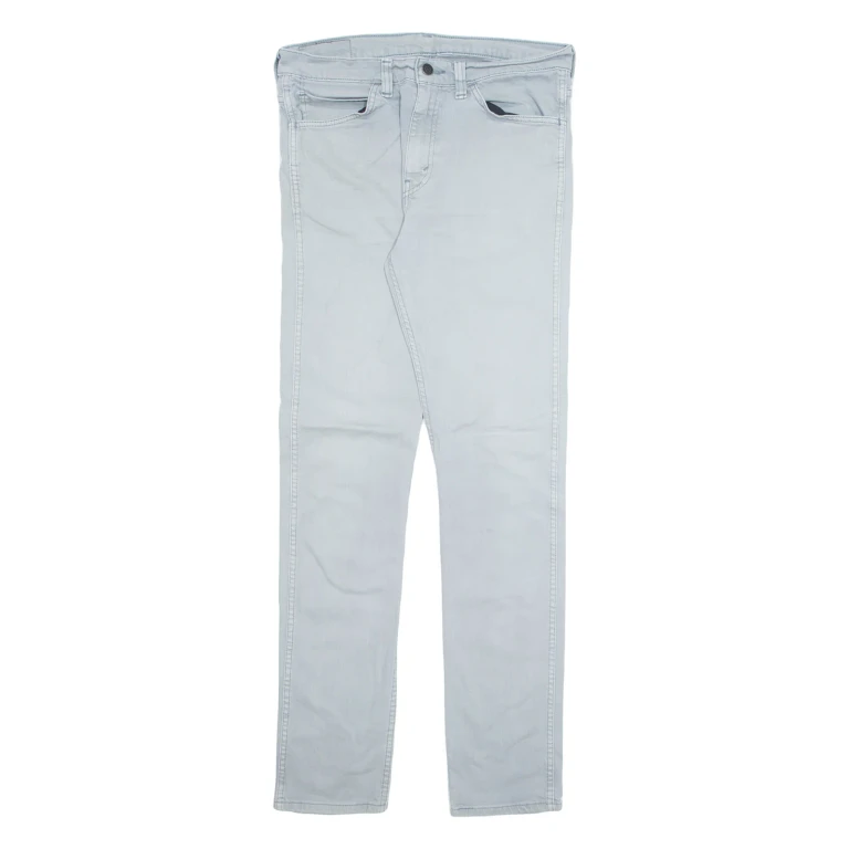 LEVI'S Mens Trousers Grey Regular Tapered W32 L32