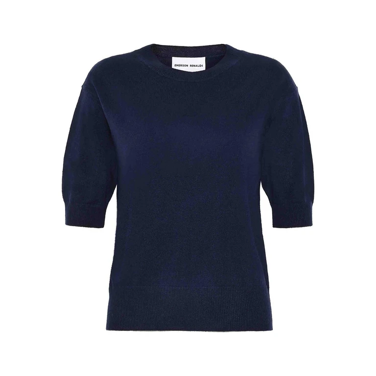 Emerson Renaldi Pull Col Rond - Bleu Foncé (EMS25003602)