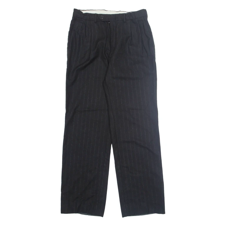 Workwear Womens Trousers Black Regular Straight W28 L30