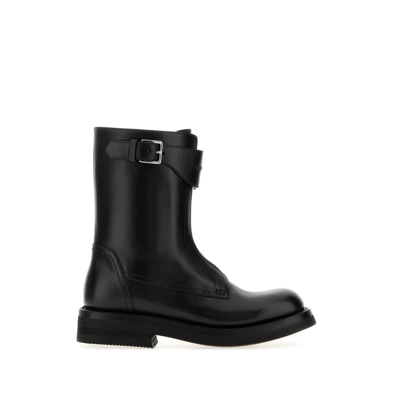 Alexander McQueen Black Stivali