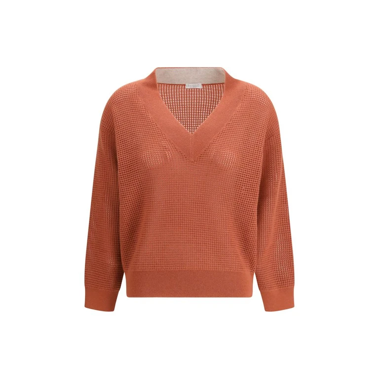Brunello Cucinelli Multicolor Cashmere Sweater Clothing - Women