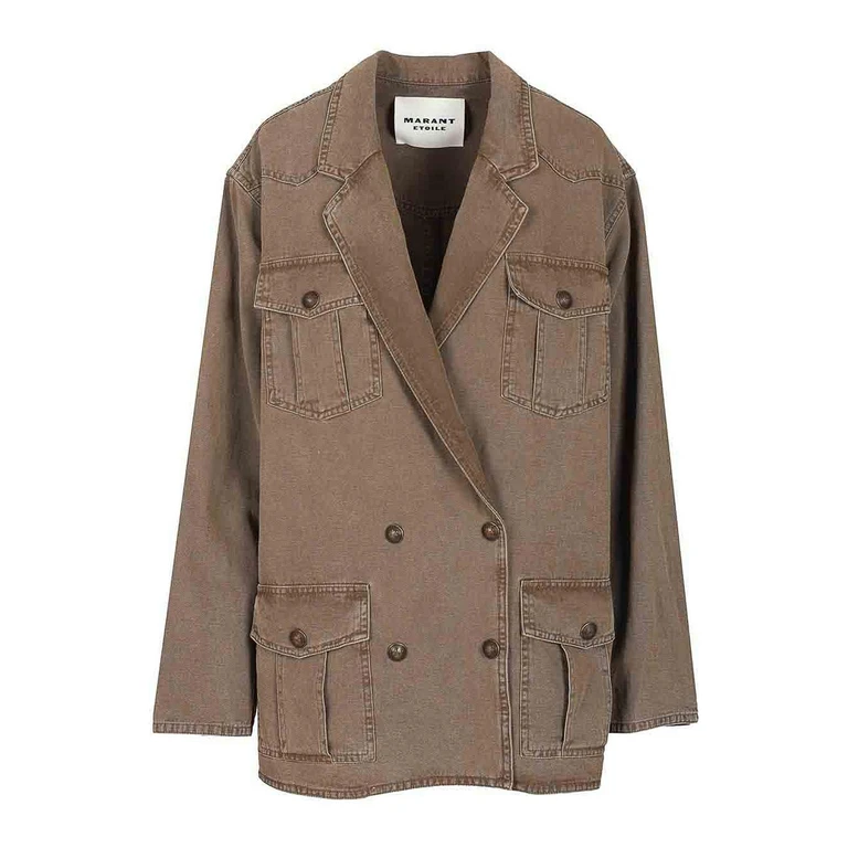 Isabel Marant Etoile Blazer - Marron (26PVE0625FAD1G04E50DZ)