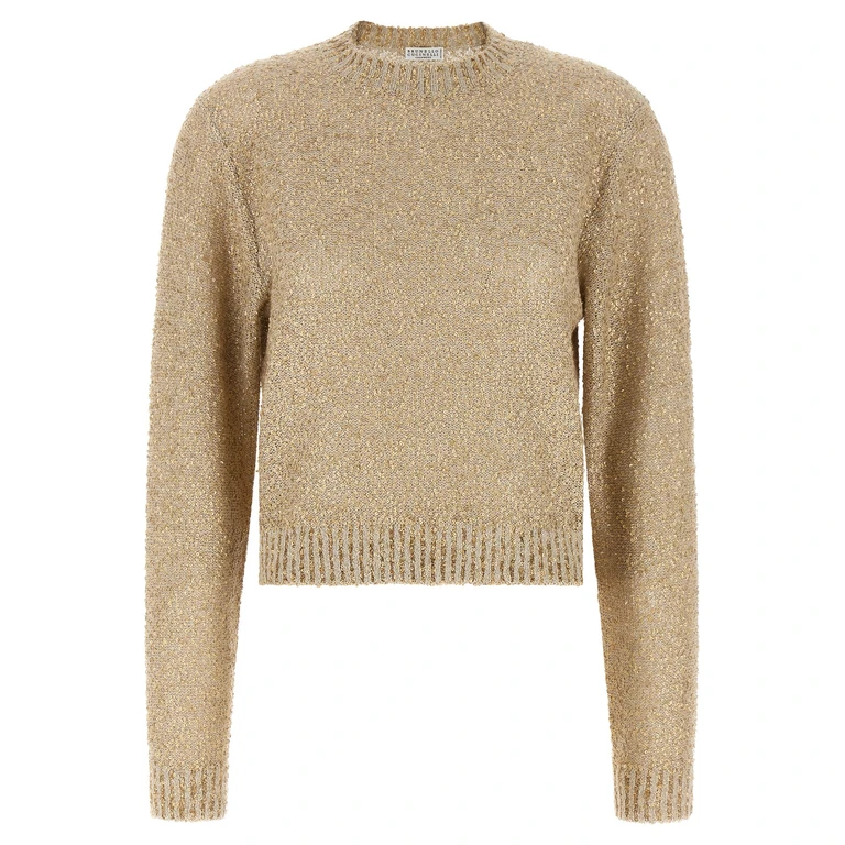 Brunello Cucinelli Gold Linen Cardigan Clothing - Women