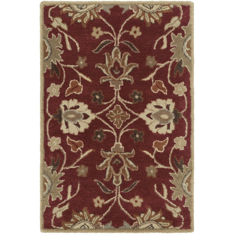 Conesus Red 1061 Hand Tufted Wool Rug
