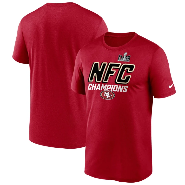 Men's 49Ers 2023 Nfc Champions Iconic T-Shirt T-Shirts