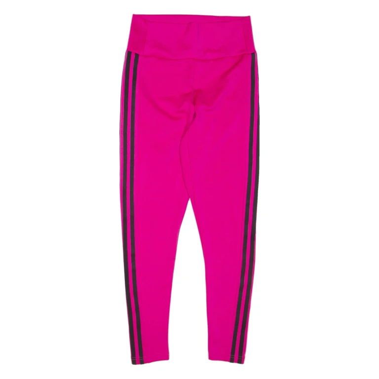 ADIDAS Womens Leggings Pink Skinny S W28 L28