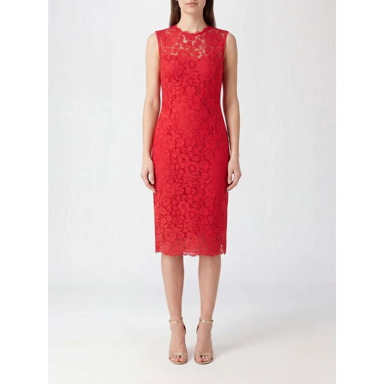 Sleeveless Lace Midi Sheath Dress (F6TJTTHLMIIR0026)
