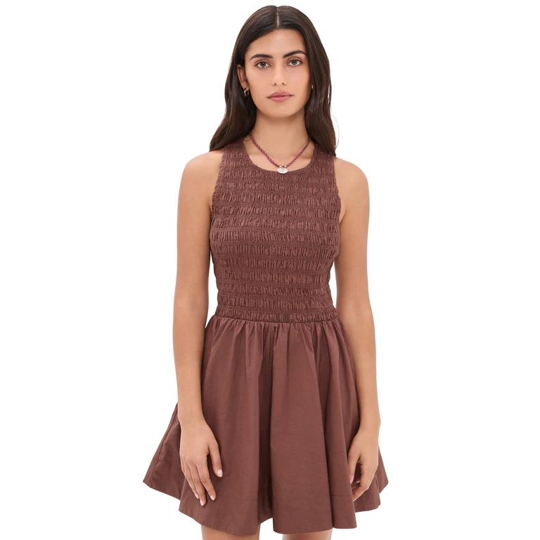 XIRENA Florie Dress Adobe Brown L