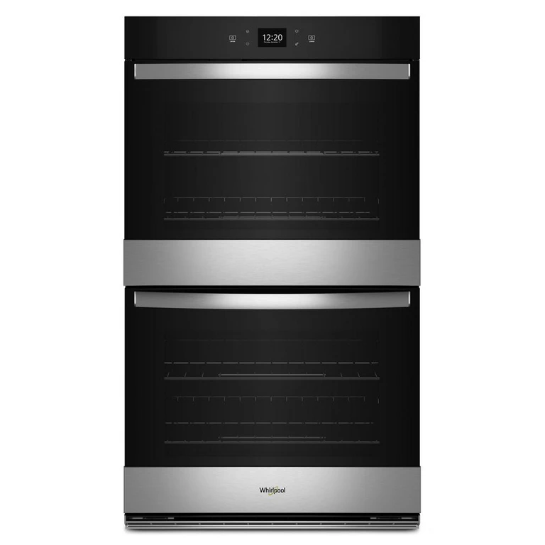 10.0 Total Cu. Ft. Double Wall Oven with Air Fry When Connected in Black WOED5030LB