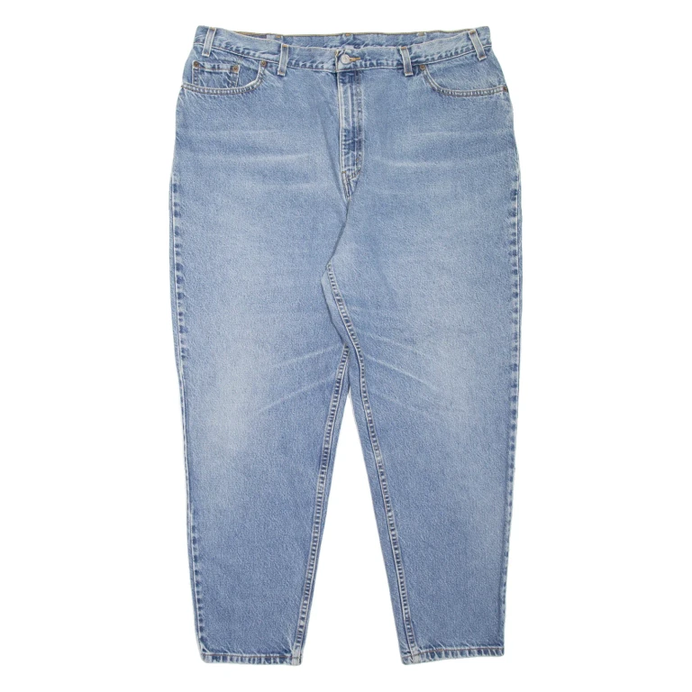 LEVI'S 550 Womens Jeans Blue Regular Mom 90s Stone Wash W40 L30