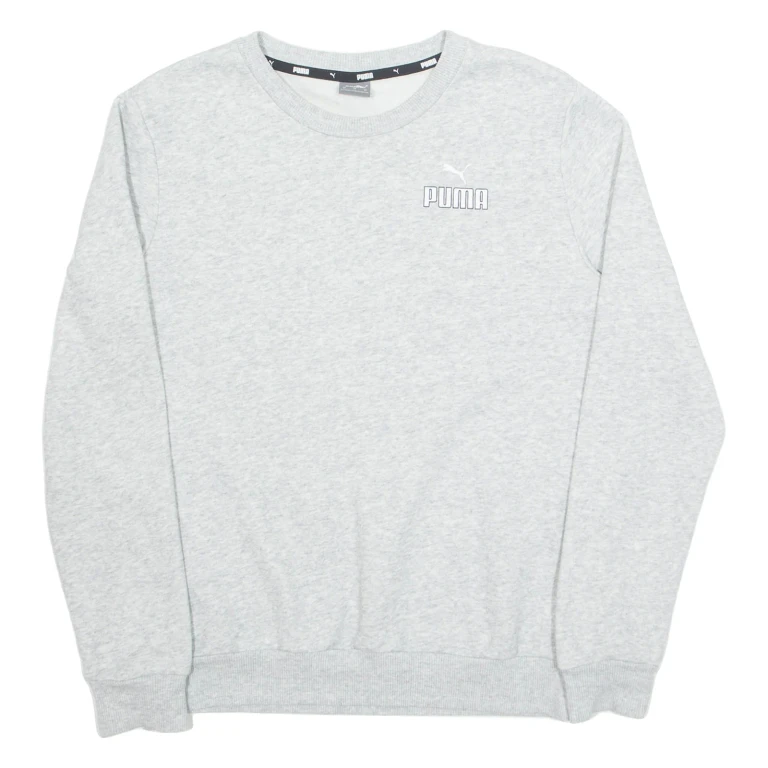 PUMA Mens Sweatshirt Grey M