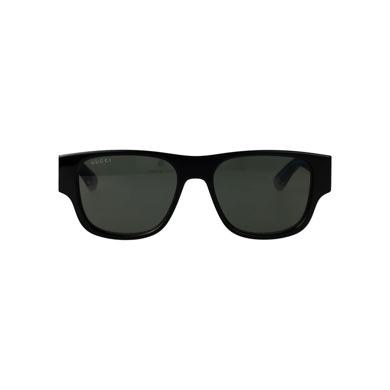 Gucci Gg2075s 001 Black-black-grey Acetate Sunglasses - Men