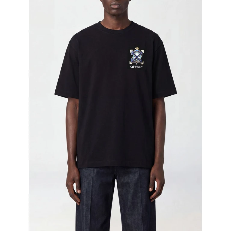 OFF-WHITE T-Shirt Men color Black (44MAA120S26J003001)